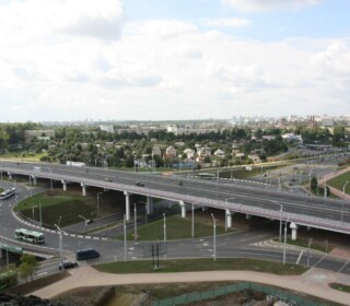 Трехуровневая развязка на пр. Дзержинского г. Минск