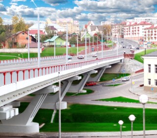 Мост через реку Дубровенка в г. Могилеве
