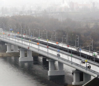 Мост через Сож в г. Гомель